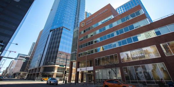 cu denver business school building in downtown denver